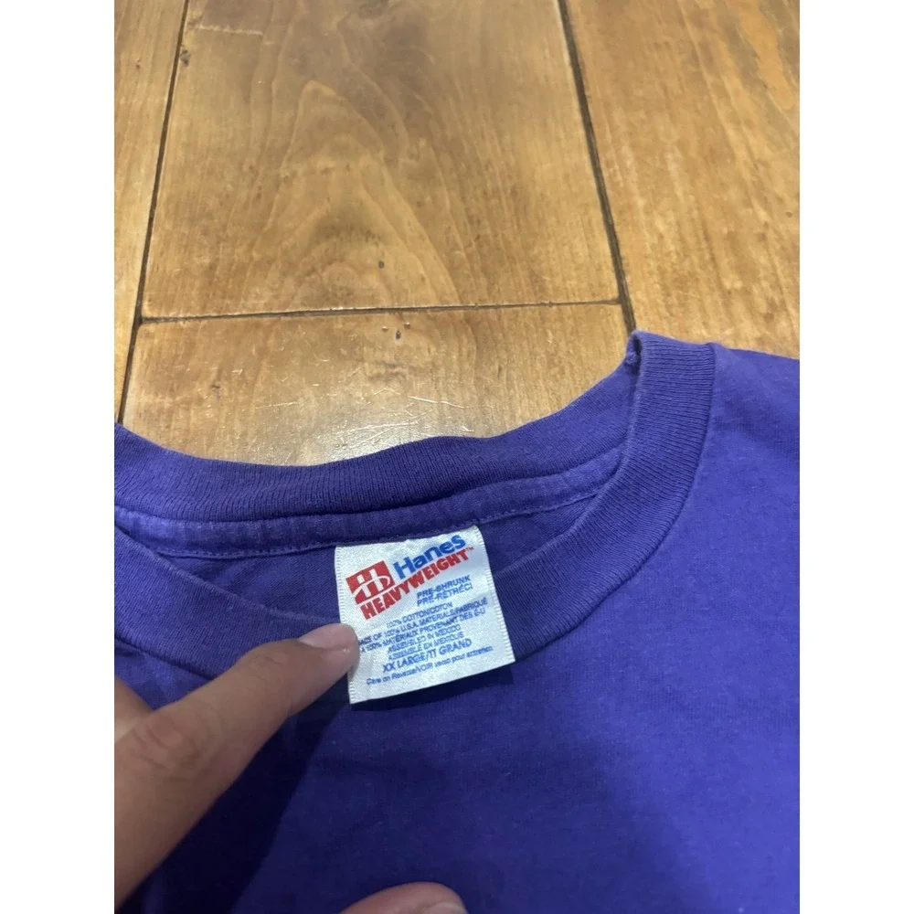 Hanes Audiologist T-Shirt 2XL Purple Graphic Tee 
